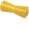 Seachoice Non-Marking TP Yellow 8" Rubber Keel Roller with 5/8" ID Hole view 1