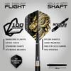 RED DRAGON Darts  Golden Eyes  32g Professional 85% Tungsten Darts Set with Dart Flights and Dart Shafts (Stems) view 3