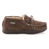 Guide Gear Mens Moccasin Slippers Suede Chukka, Indoor and Outdoor Bedroom House Slippers Chocolate 8D (Medium) view 3