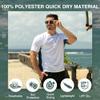 Kanu Surf Mens Swim Shirt with Short Sleeves  UPF 50+ Rash Guard for Men with Quick-Dry Fabric (Small) view 2