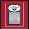 MLB Texas Rangers 2011 World Series Commemorative Hand Forged Metal Ticket Framed view 1