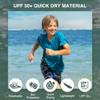 Kanu Surf Boys' Short Sleeve UPF 50+ Rashguard Swim Shirt, CB Royal, X-Large (14/16) view 2