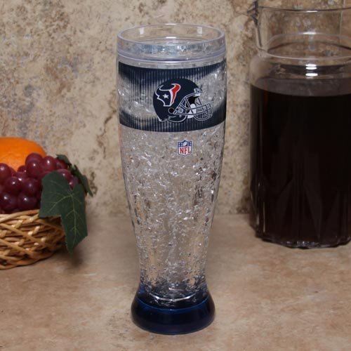 Northwest NFL Houston Texans 16-Ounce Crystal Freezer Pilsner
