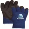 Atlas Glove Small Blue Thermal Knit Gloves With Rubber Palm C4005S view 1