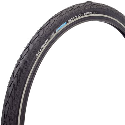 Schwalbe Unisex's Road Cruiser K-Guard, TwinSkin Tyres, Black, 44-484, 11131603.01V