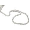 Seachoice 47631 Premium 3-Strand Twisted Nylon Dock Line With Tracer, White w/Blue Tracer, 3/4-Inch x 25 Feet, 18-Inch Eye Splice view 3