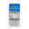 Seachoice 47631 Premium 3-Strand Twisted Nylon Dock Line With Tracer, White w/Blue Tracer, 3/4-Inch x 25 Feet, 18-Inch Eye Splice view 4