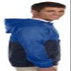 Harriton Adult Packable Nylon Jacket 3XL RED/ BLACK view 3