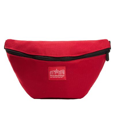 Manhattan Portage Retro Pack - Waist Bag Fanny Pack or Cross Body Bag Spacious Main Compartment with Zipper Closure 1000D CORDURA Classic Fabric (Red)