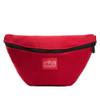 Manhattan Portage Retro Pack - Waist Bag Fanny Pack or Cross Body Bag Spacious Main Compartment with Zipper Closure 1000D CORDURA Classic Fabric (Red) view 1