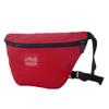 Manhattan Portage Retro Pack - Waist Bag Fanny Pack or Cross Body Bag Spacious Main Compartment with Zipper Closure 1000D CORDURA Classic Fabric (Red) view 4