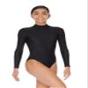 Roch Valley Women's Long Sleeve Turtle Neck Leotard, Black, M view 1