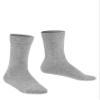 FALKE Unisex-Child Family Socks, Cotton, Grey (Light Grey 3400), 4-6.5, 1 Pair view 2