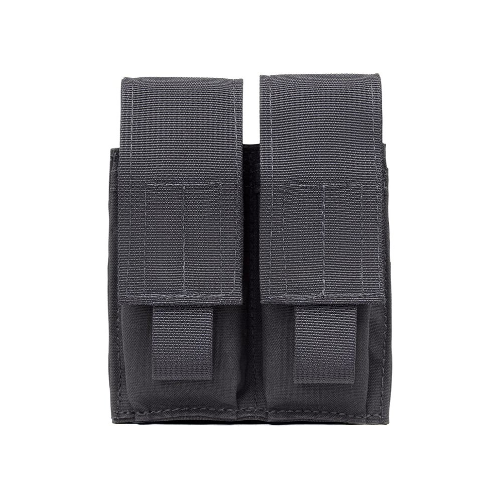 Elite Survival Systems MOLLE Pistol Mag Pouch (Black, Double)