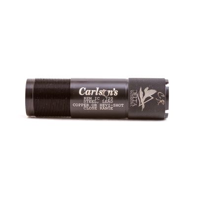 CARLSON'S Choke Tubes Super Steel Remington 12GA Delta Waterfowl Close Range, Black