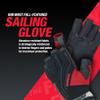 HARKEN Premium Sailing Protective Gloves Men's Full Finger Reflex, Black, XX-Large, Model XXL view 2