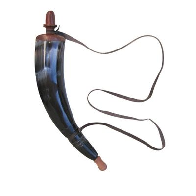 India Overseas Trading Corporation Reproduction Powder Horn - Civil War, Re-Enactment, Black Powder - Mountain Man Reenactment
