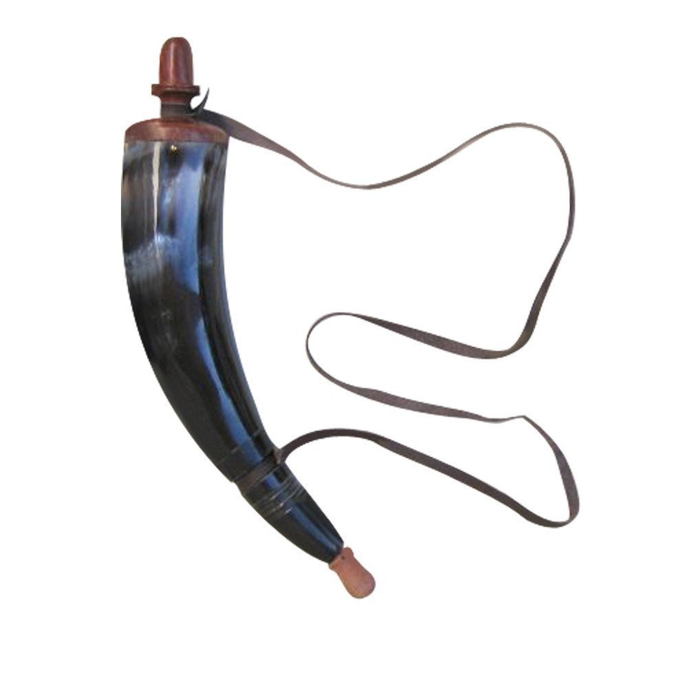 India Overseas Trading Corporation Reproduction Powder Horn - Civil War, Re-Enactment, Black Powder - Mountain Man Reenactment
