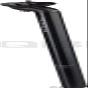 Metropolis Metropolis Post 31.6 X 350 Blk view 1