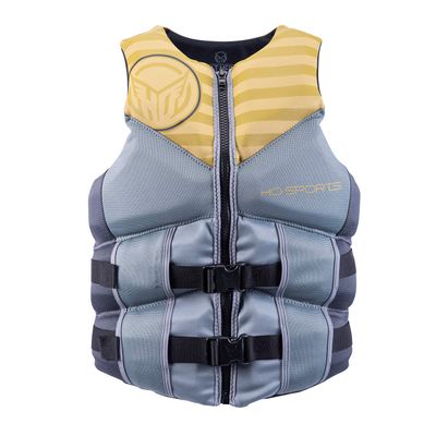HO Phoneix CGA Mens Wakeboard Vest Silver/Gold Sz XL