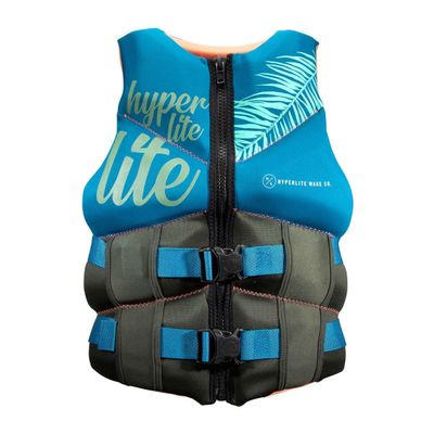 Hyperlite Logic CGA Womens Wakeboard Vest Blue/Grey Sz XS