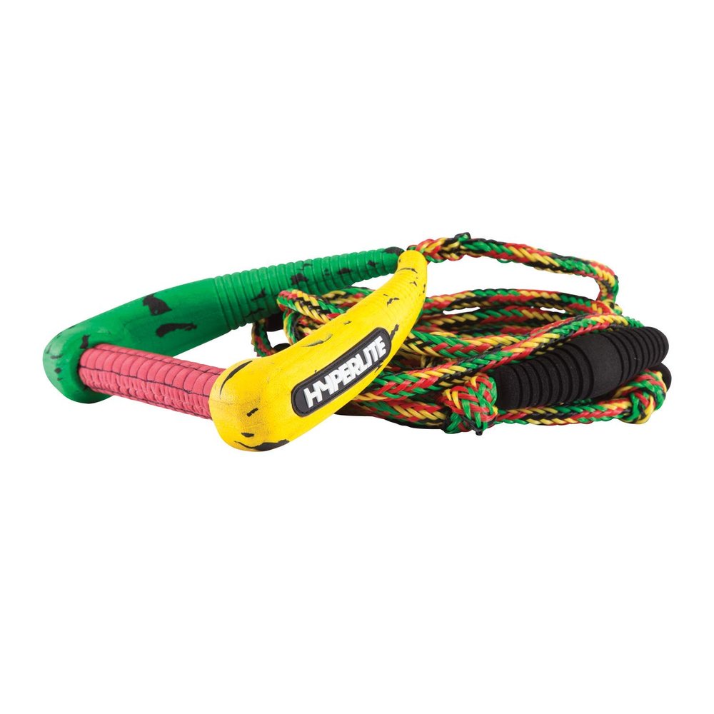 Hyperlite Pro Surf Rope w/Handle Sz 25ft Rasta
