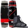 Hyperlite State 2.0 Wakeboard w/Remix Bindings Mens Sz 140cm/(10-14) Black view 1