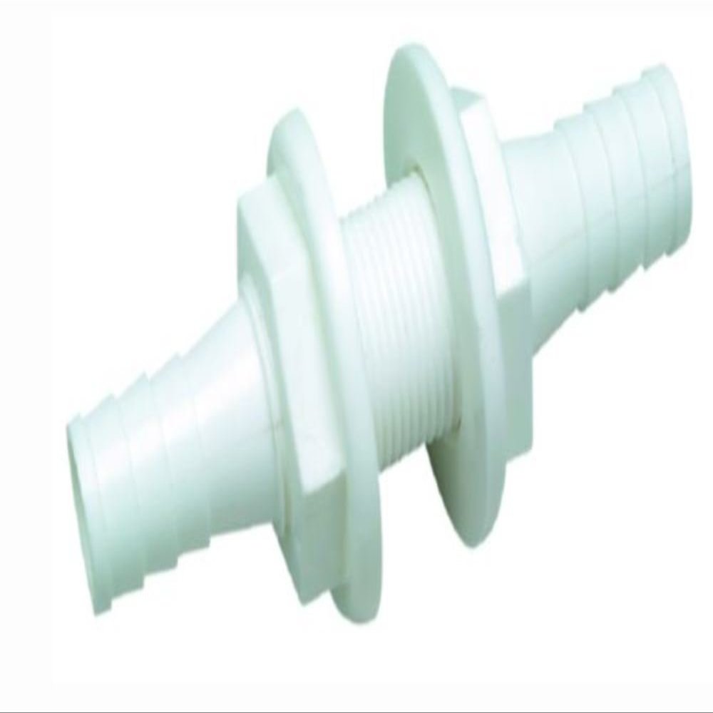 SEACHOICE 18201 Double Ended 3/4" Thru Hull Connector for Boat Plumbing