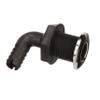 Seachoice 90-Degree Thru-Hull Connector, Fits 3/4 In. ID Hose, 1-3/8 In. Max Hull, White view 1