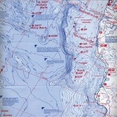 New Fish-n-map fish-n-map 8126 Territory SAN PABLO BAY/ SAN FRANSICO BAY