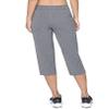 Danskin Women's Drawcord Crop Pant, Charcoal Heather, Medium view 4