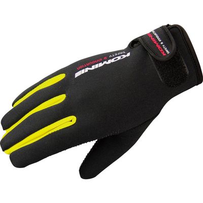 Komine GK-753 Neoprene Gloves yellow XL 06-753