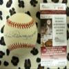 Dom DiMaggio Signed Ball - American League W jsa - Autographed Baseballs view 1
