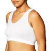 Bali Women's Comfort Revolution Seamless Crop Top, White, Small view 2