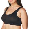 Bali Women's Comfort Revolution Seamless Crop Top, Black, Small view 2