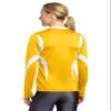 ASICS Women's Mintonette Long Sleeve Tee, Gold/White, X-Small view 2