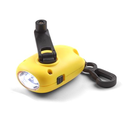 Coghlan's Dynamo Flashlight - Rechargeable Handheld LED Light for Emergency, Camping, and Survival - Compact and Lightweight Crank Flashlight for Reliable Portable Illumination