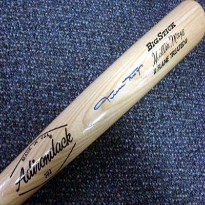 Willie Mays Signed Bat - Adirondack PSA DNA #Q19511 - Autographed MLB Bats