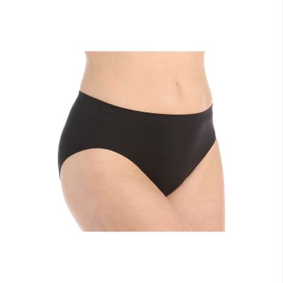 Bali Womens Comfort Revolution Seamless Hicut Briefs-underwear, 1 Pack - Black For Daywear, 11 US
