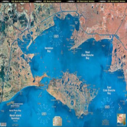Standard Map SM055 Standard Laminated Map44; Vermillion Bay