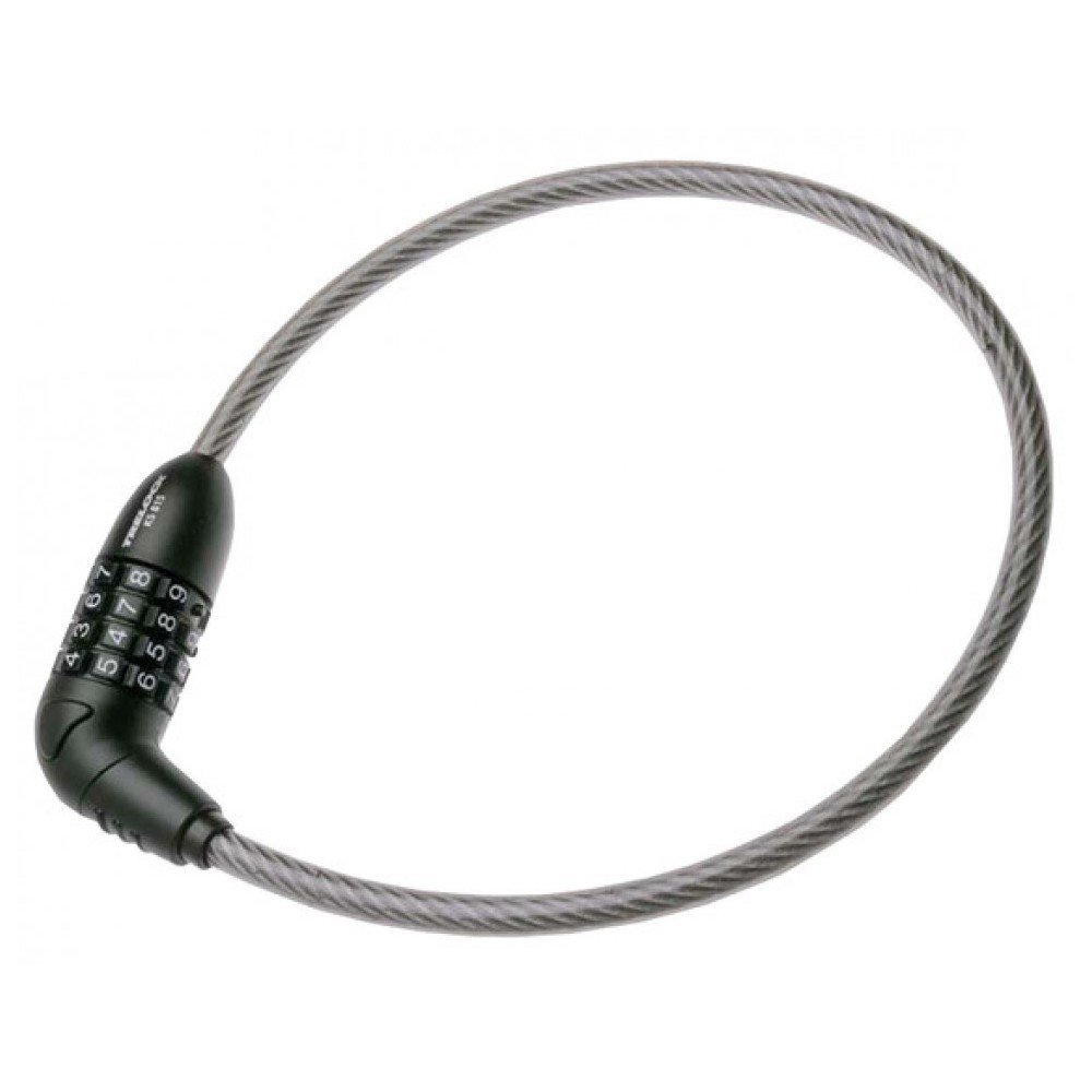 Trelock KS 205 Cable Lock for Bicycle, Kabelschloss KS 205/60/12 Kombi ZK 110, Black