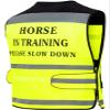 Equisafety 'Horse in Training' Air Reflective Waistcoat Small Yellow view 1