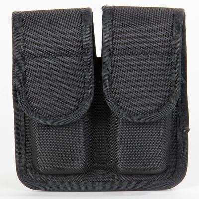TUFF Double Mag Pouch Hidden Snap (Black Nylon, Size 2 GL17192223 BE9296)