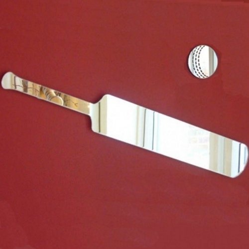 Super Cool Creations Cricket bat 20cm x 5cm & 6cm Cricket Ball