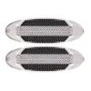 Accessoriez Wheel Reflectors Pair - Black/Clear view 1