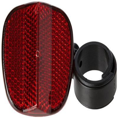 Accessoriez Rear Reflector/Seatpost - Black/Red