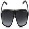 Carrera CA33/S Pilot Sunglasses, Black Cry Grey Frame/Dkgray Gradient Lens, 62 mm view 2