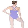 Roch Valley Sophie Sleeveless Cotton Lycra Leotard XL Lavender view 2