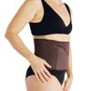 Belly Bandit BFF Postpartum Belly Wrap - Adjustable Abdominal Wrap for Post Pregnancy Recovery - Corset-Inspired Design for Waist, Core, & Back Support for C-Section or Natural Birth - Large, Brown view 2