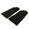 Classic Men's Solid Black Wool Gloves, M/L view 1